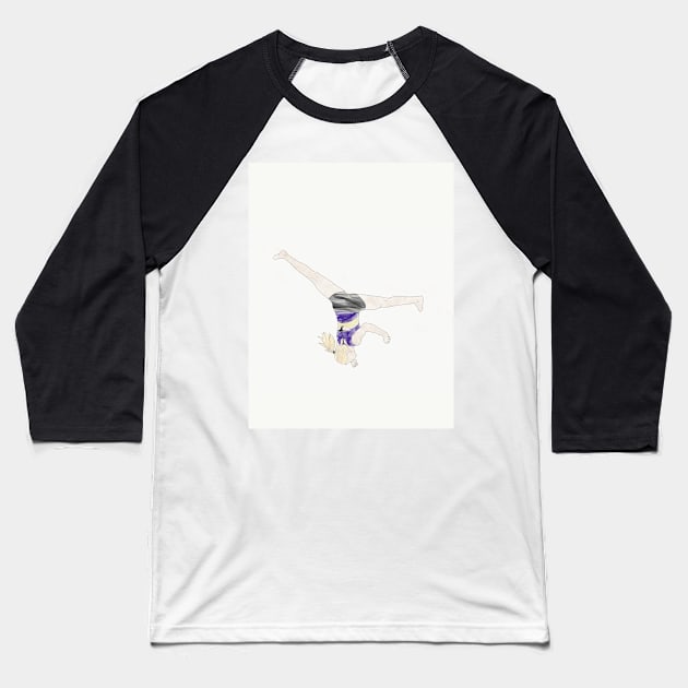 A Gymnast Doing an Aerial Baseball T-Shirt by artsyreader